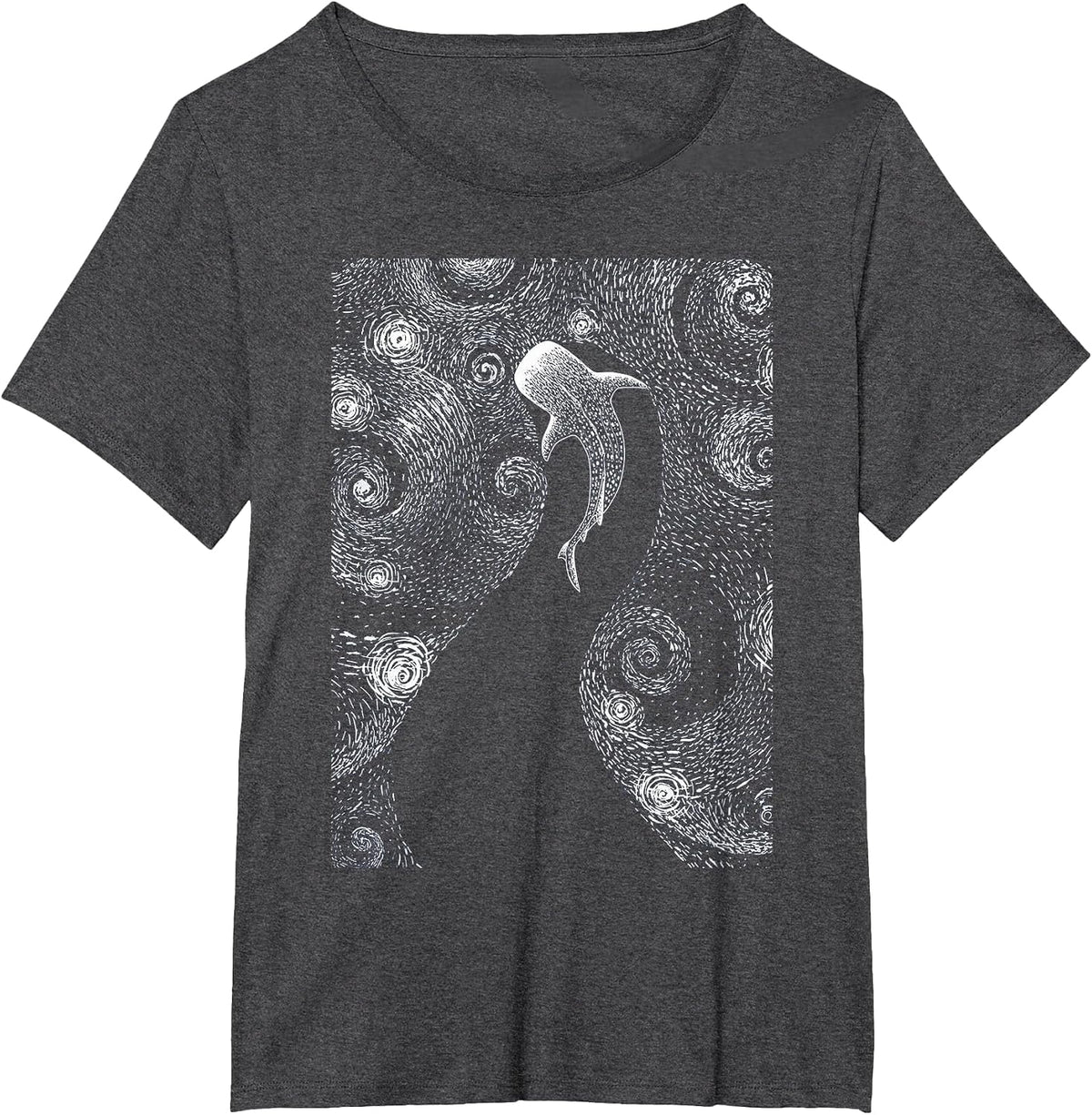 Diving with Whale Sharks Whale Shark T-Shirt - Dark Heather Grey