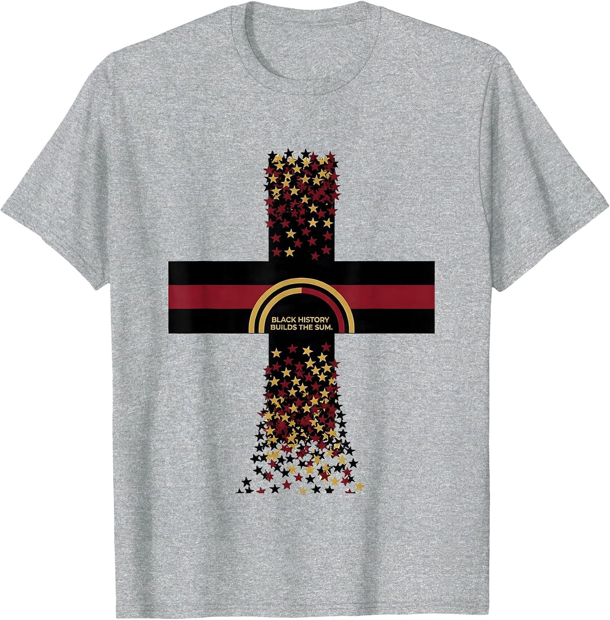 Men's Black History Builds The Sum Equality Greater Than Division T-Shirt - Heather Grey