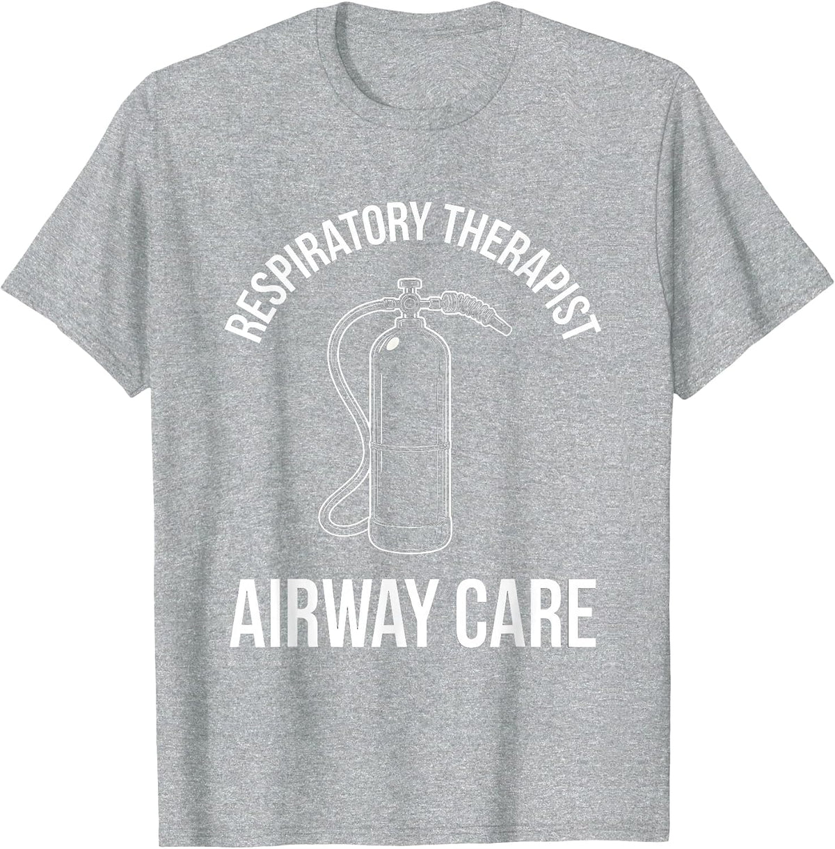 Men's Respiratory Therapist Airway Care RT Professional Pride T-Shirt - Heather Grey