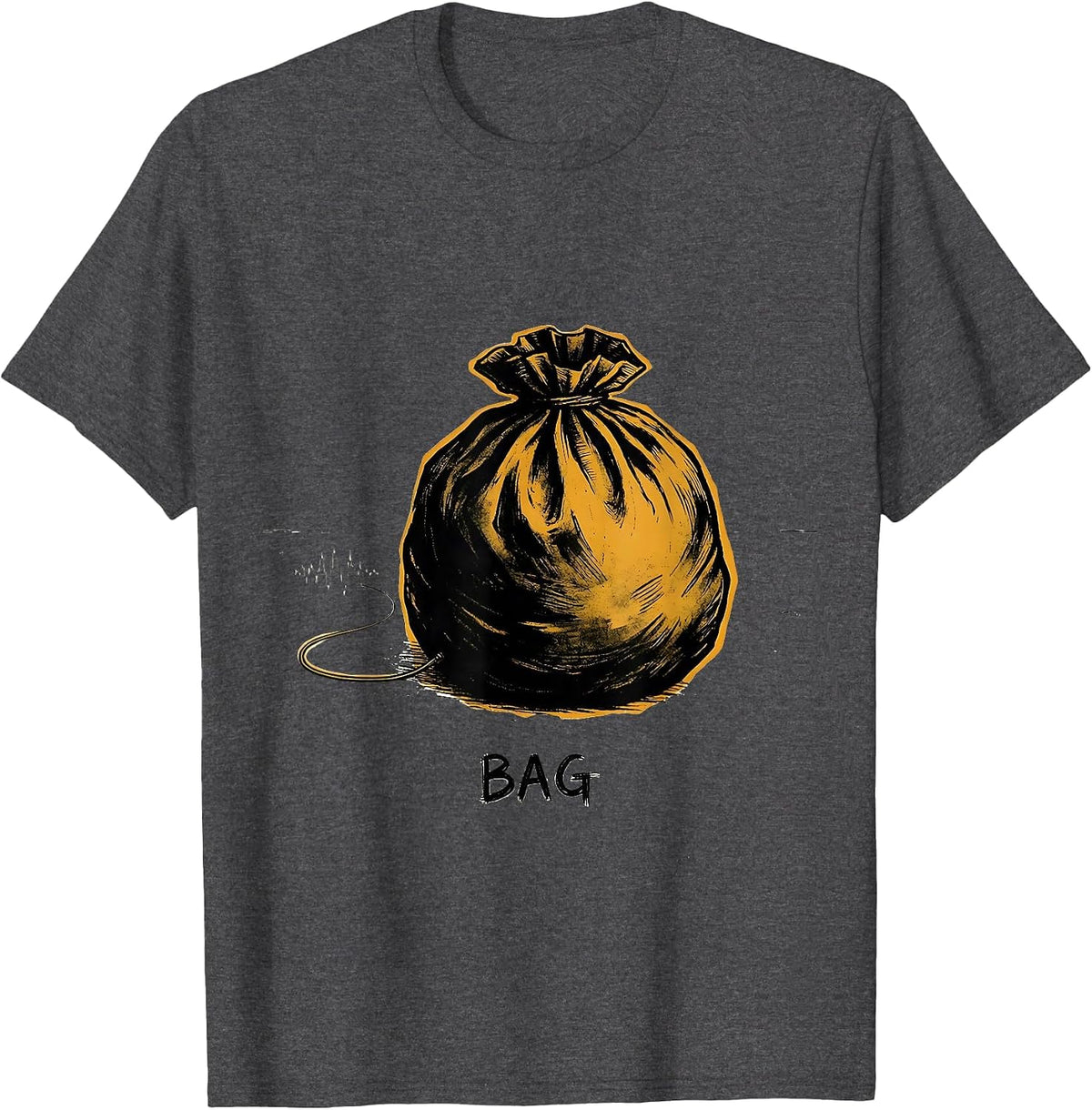 Men's Bag Respiratory Therapist RT Occupational Pride T-Shirt - Dark Heather Grey