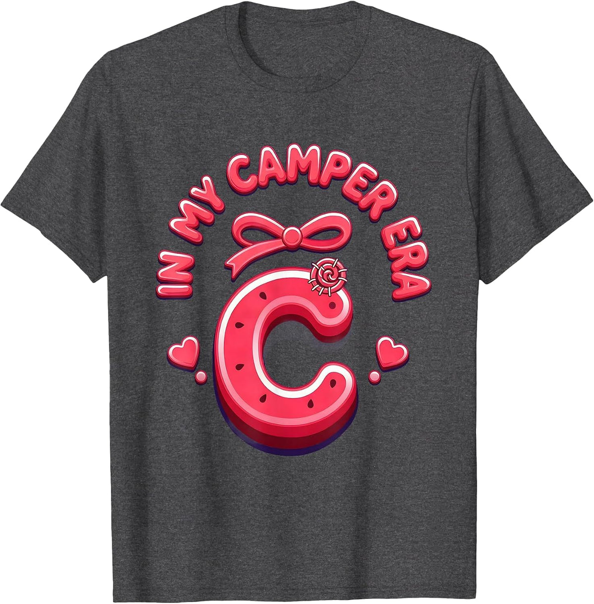 Men's In My Camper Era Retro Groovy Family Matching Gift T-Shirt - Dark Heather Grey
