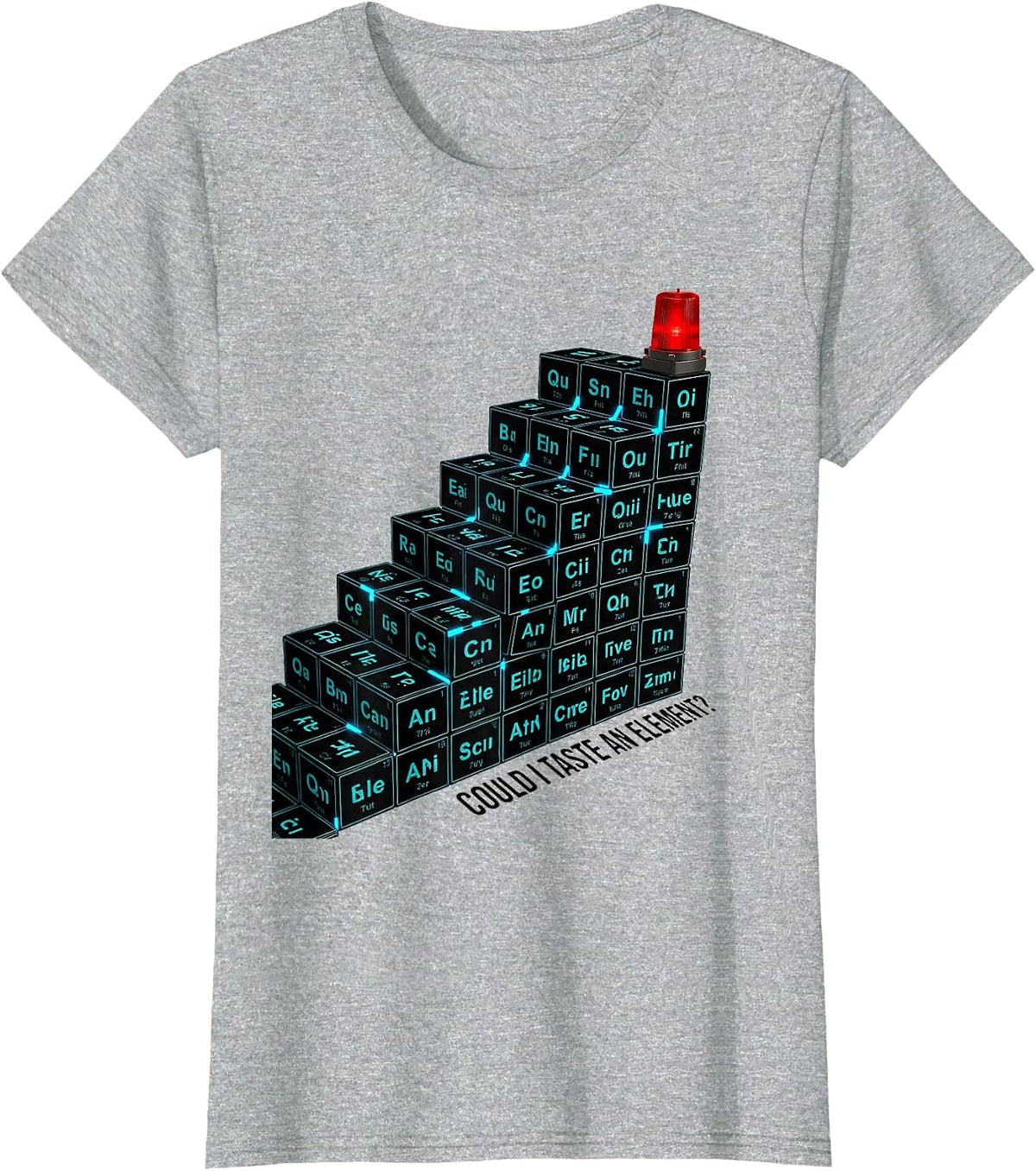 Could I Taste An Element Funny Periodic Table Chemistry T-Shirt - Heather Grey