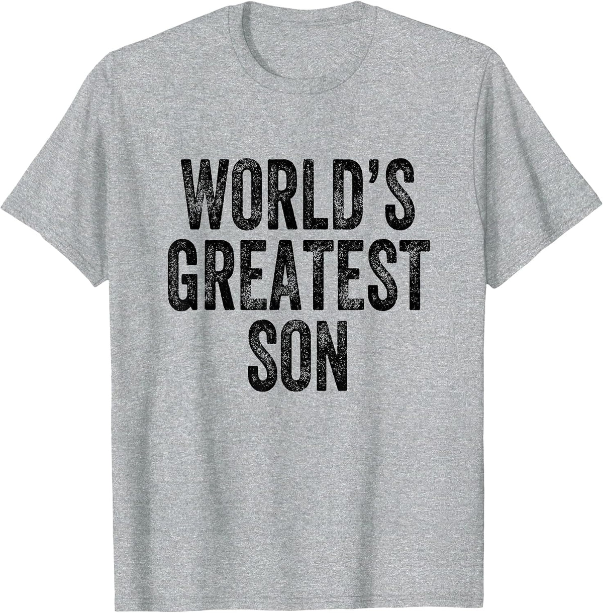 World's Greatest Son T-Shirt - Heather Grey