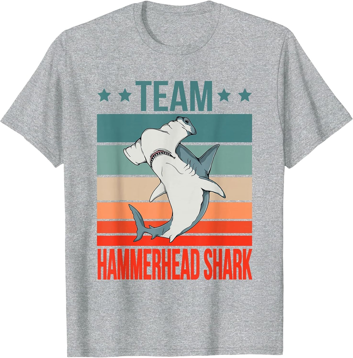 Team Hammerhead Shark Quote Hammer Fish Hammerhead Shark T-Shirt - Heather Grey