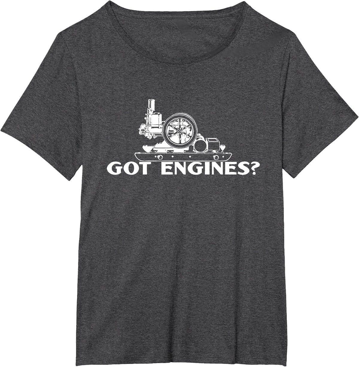 Got Engines Hit and Miss Gas T-Shirt - Dark Heather Grey
