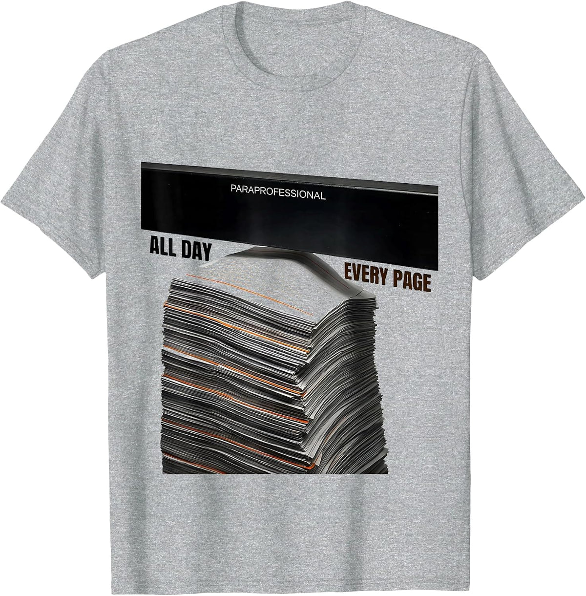 Men's Paraprofessional Signature Required All Day T-Shirt - Heather Grey