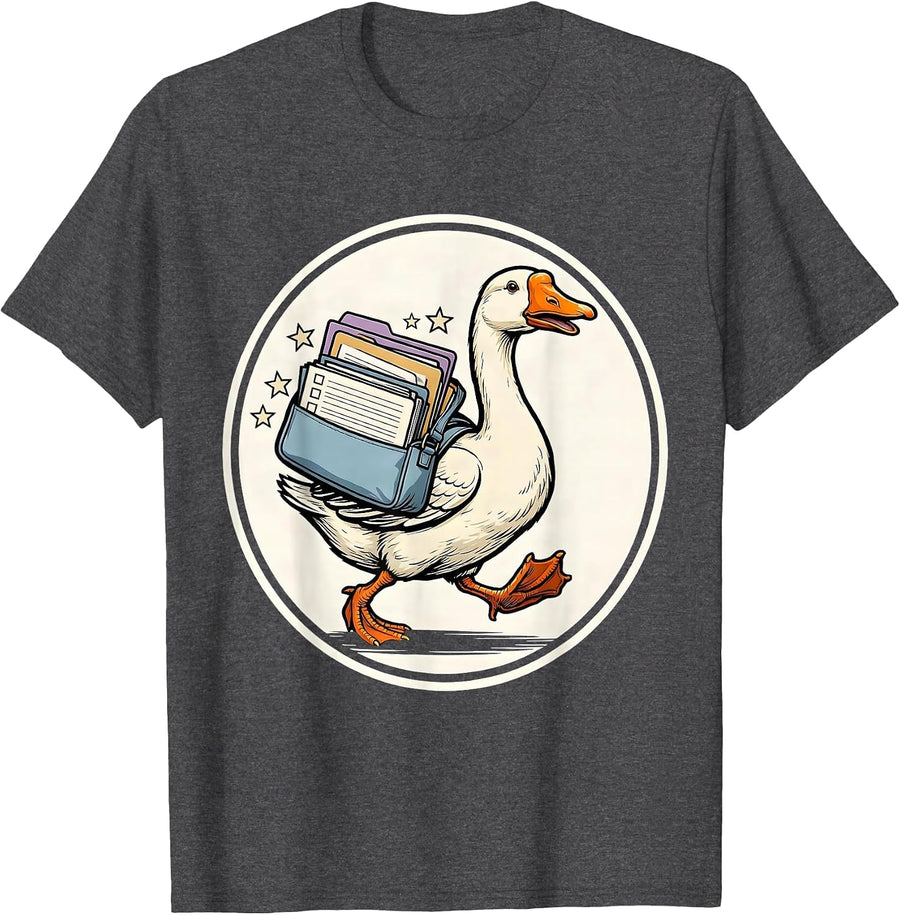 Men's Silly Goose SPED Teacher Support Humor T-Shirt - Dark Heather Grey