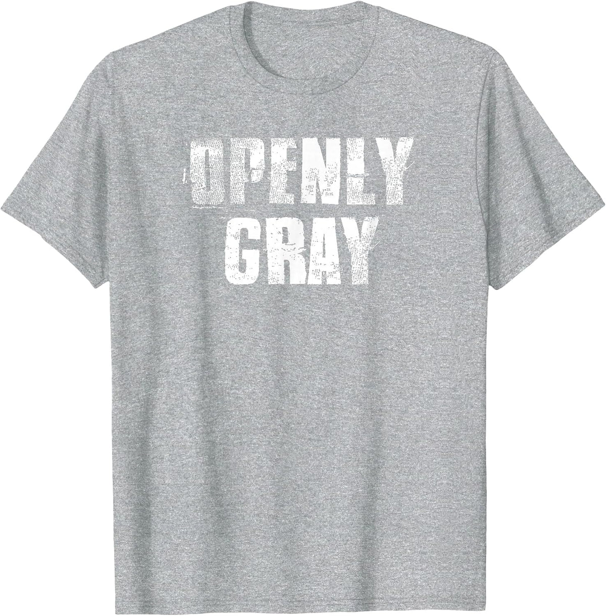 Openly Gray Natural Hair Ladies Women's T-Shirt - Heather Grey