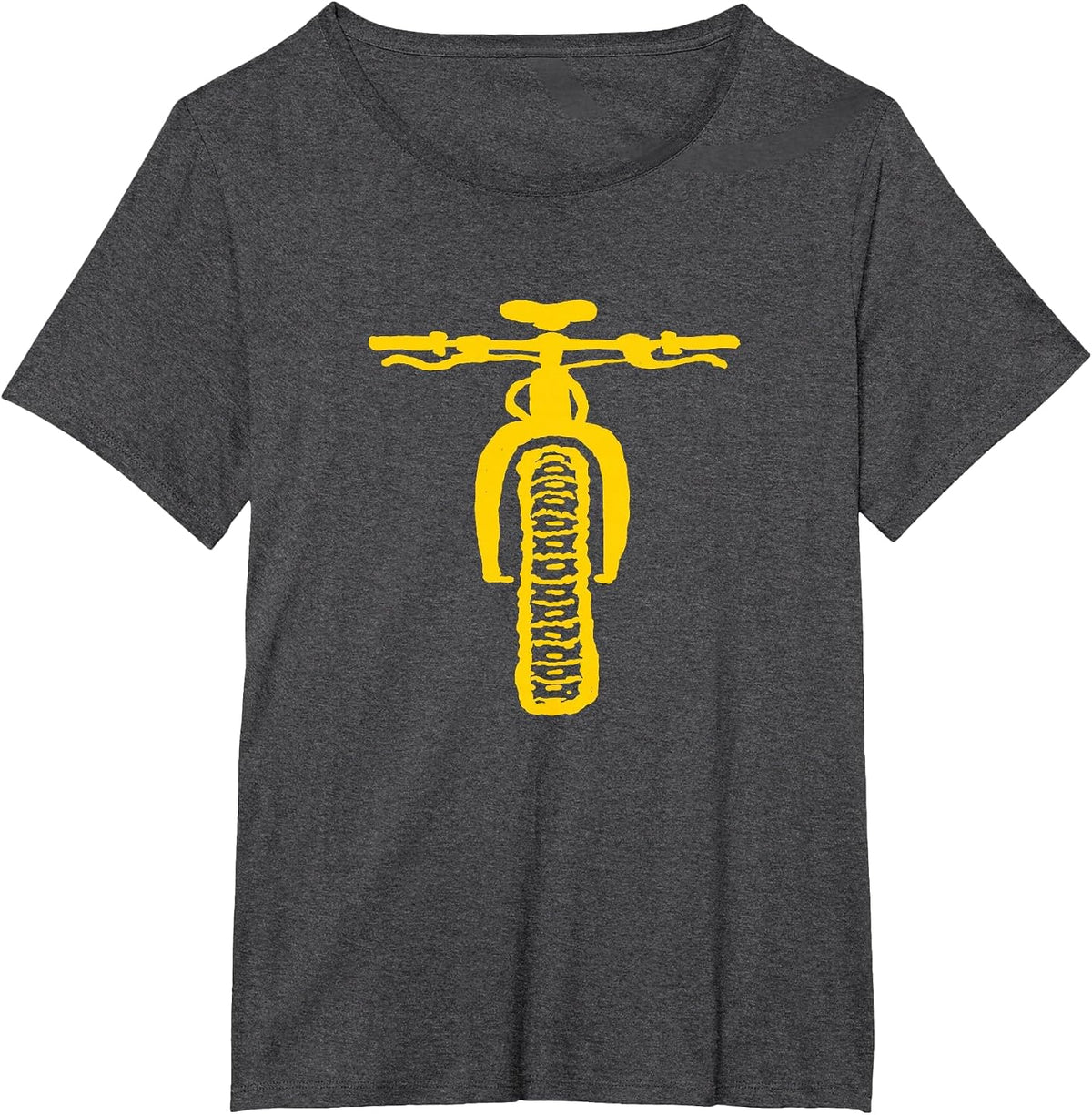 Fat Bike Mountain Bike T-Shirt T-Shirt - Dark Heather Grey