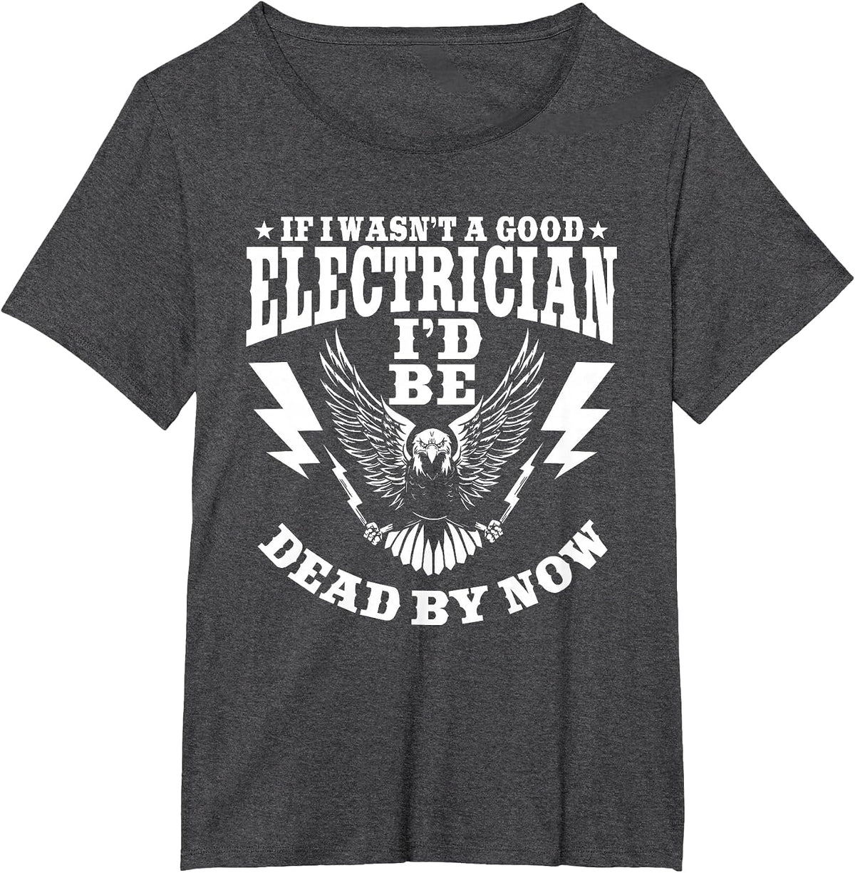 Electrician Electrical Repair Electronics Technician Wireman T-Shirt - Dark Heather Grey