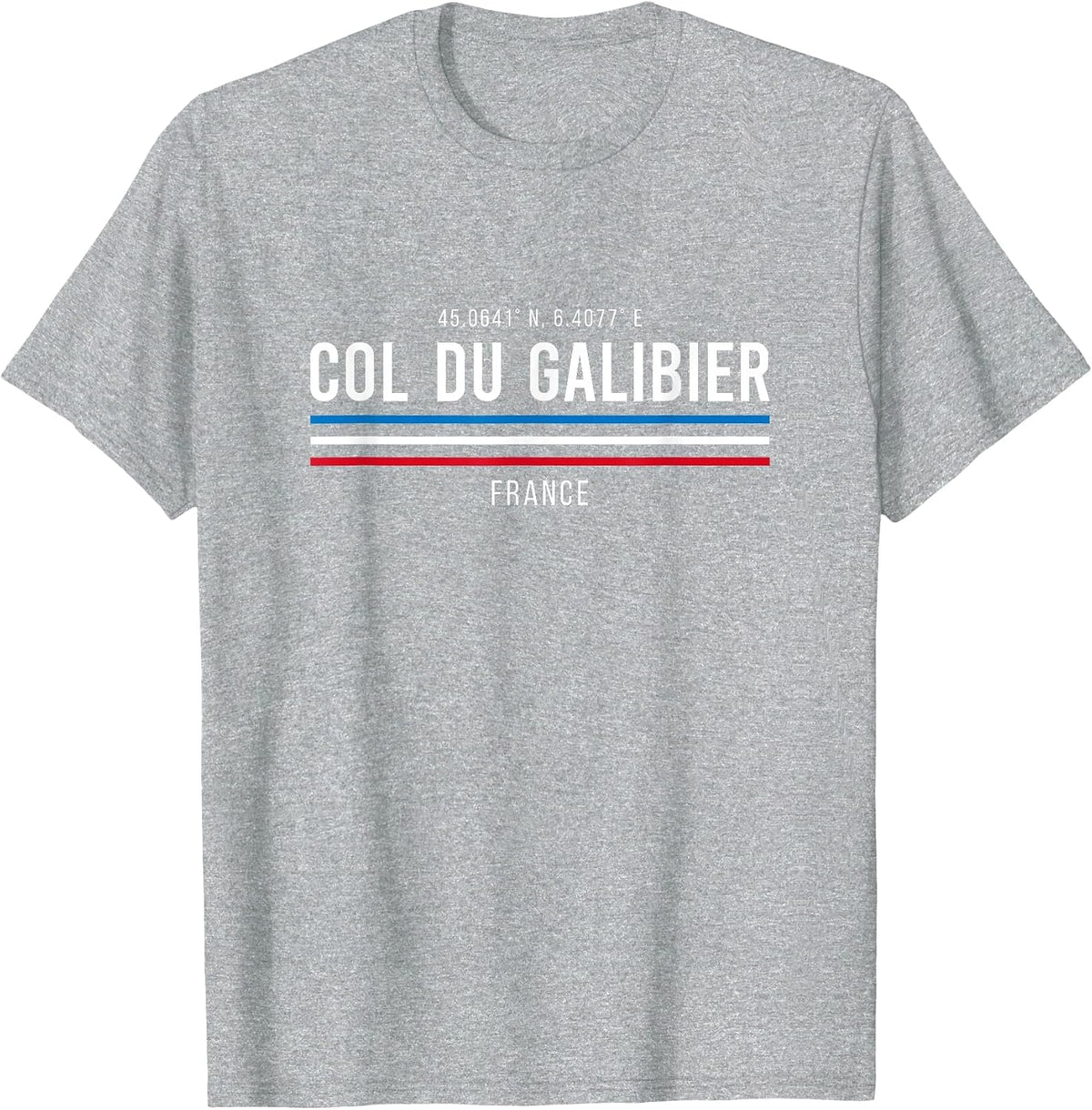 Col Du Galibier Cycling T-Shirt - Heather Grey