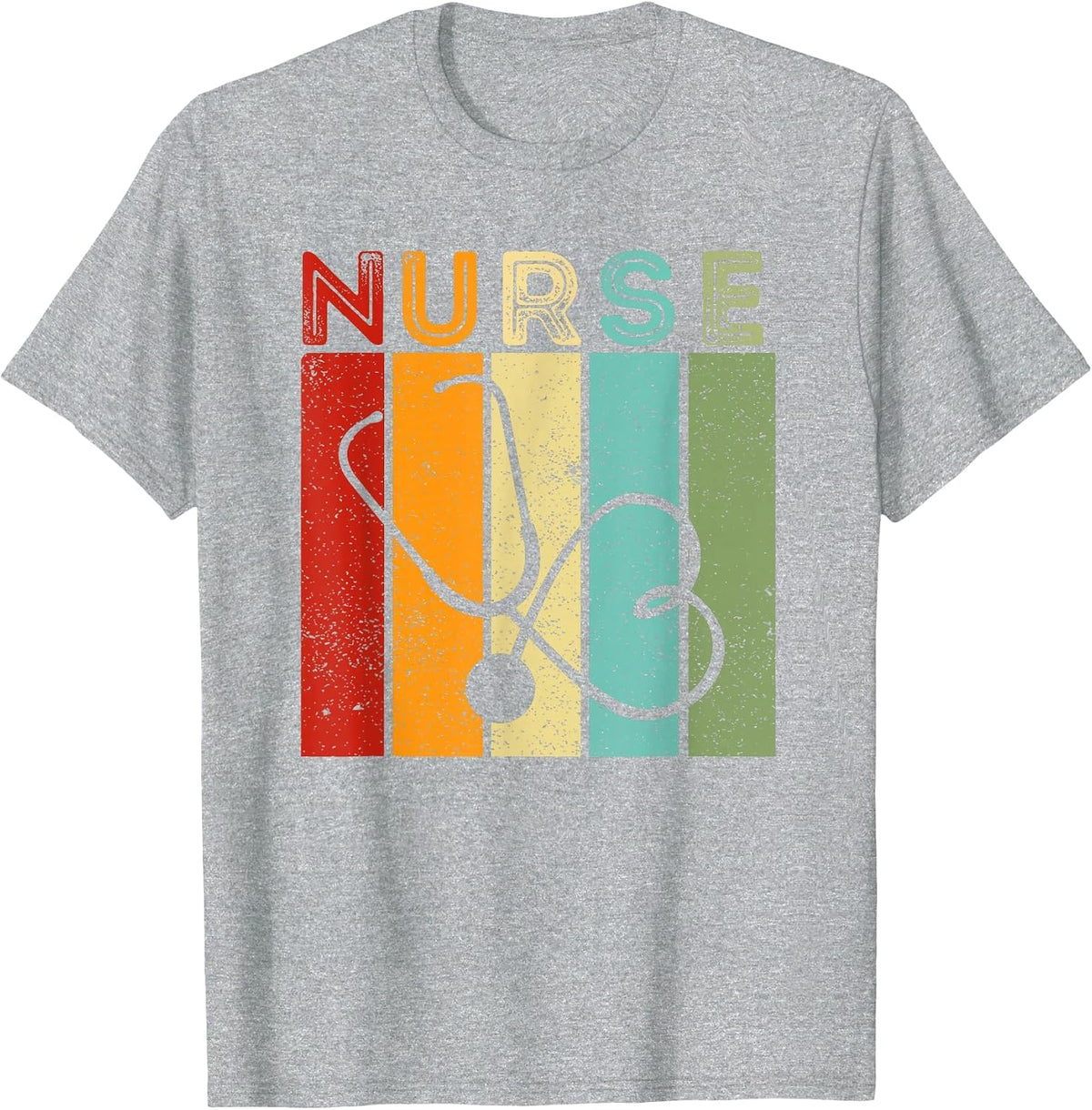 Vintage Nurse Retro RN Nursing Student Graduation Men Women T-Shirt - Heather Grey
