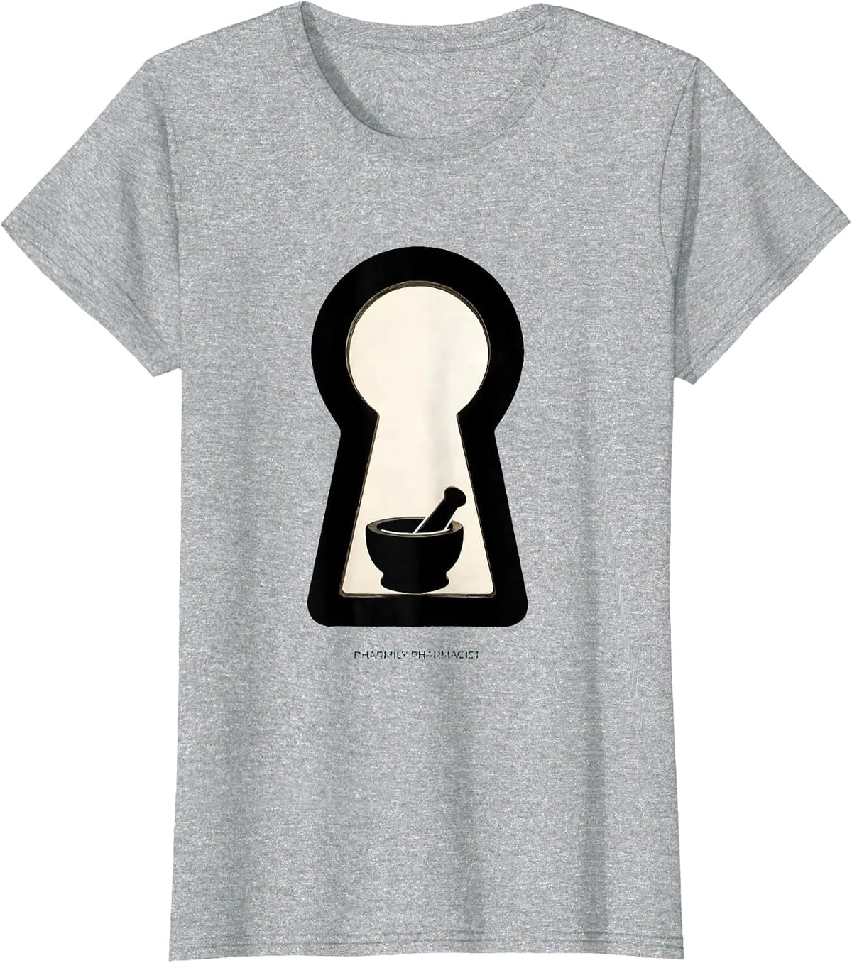 Pharmily Pharmacist Funny Pharmacy Tech Crew Halloween T-Shirt - Heather Grey