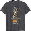 Men's Never Stalled Exploded View Technical Chess Player Gift T-Shirt - Dark Heather Grey