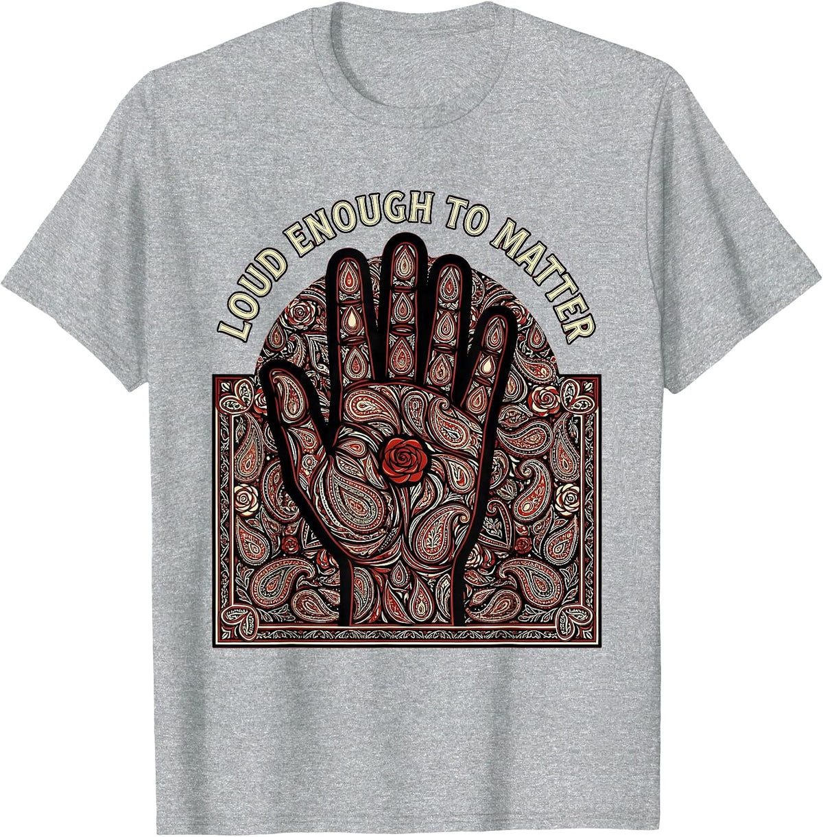 Men's Loud Enough To Matter Paraprofessional Design T-Shirt - Heather Grey