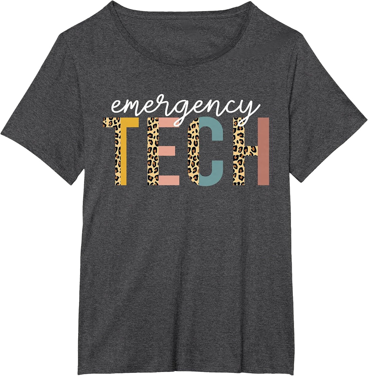 Emergency Room Technician ER Tech Nurse Technologist T-Shirt - Dark Heather Grey