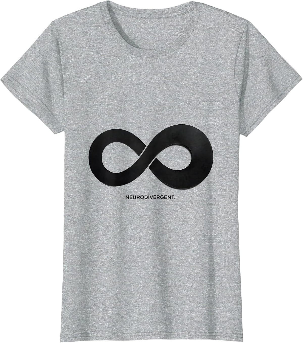 Neurodivergent Autism ADHD Neurodiversity Awareness T-Shirt - Heather Grey