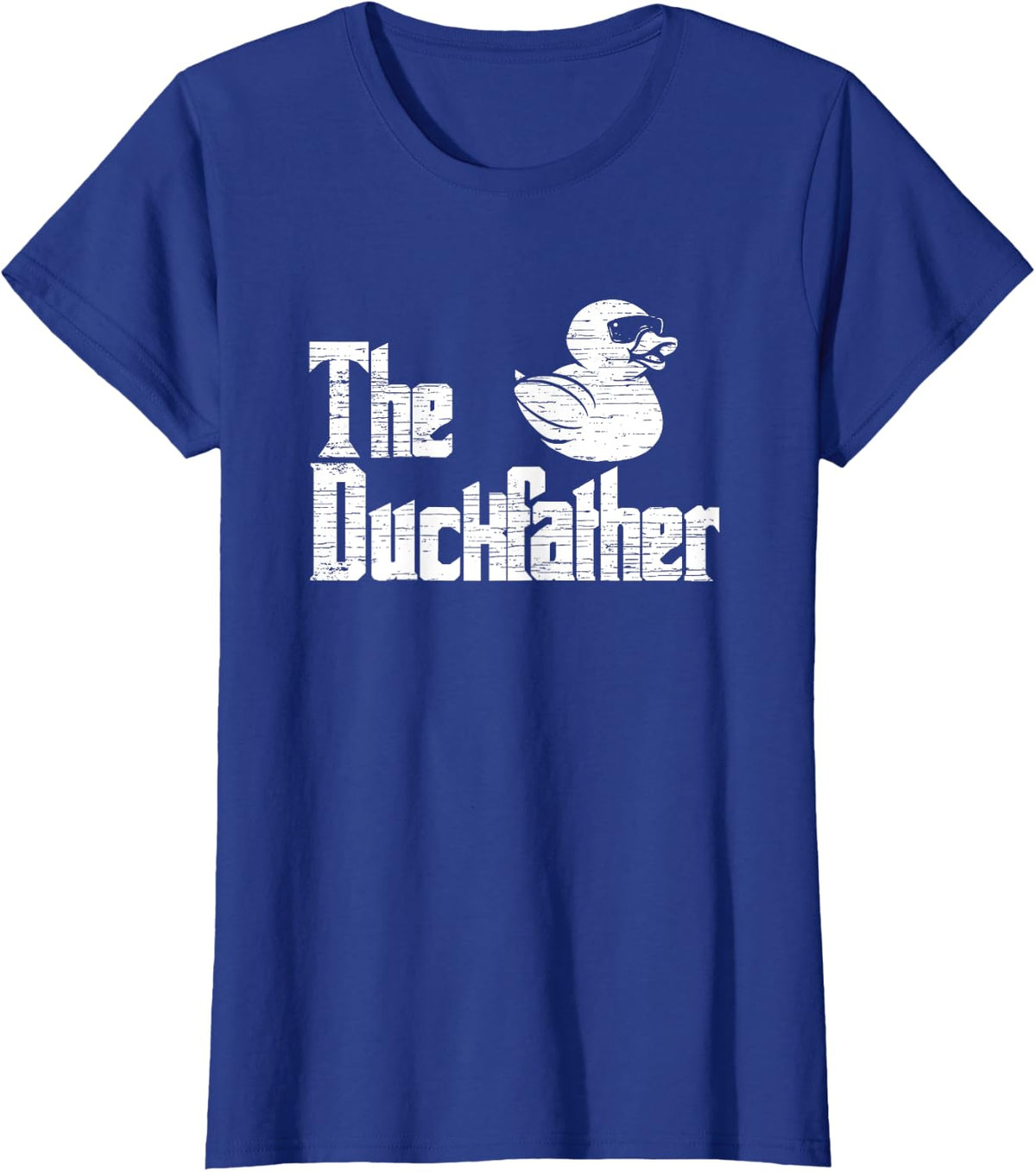 The Duckfather - Funny Rubber Duck T-Shirt - Royal Blue