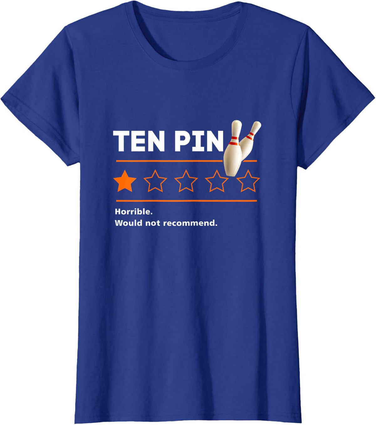 Recommend Bowling T-Shirt - Royal Blue
