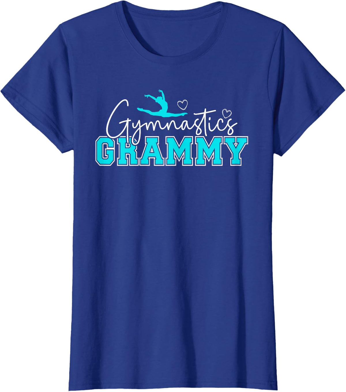 Gymnastics Grammy Grandma Proud Gymnast Grammy T-Shirt - Royal Blue