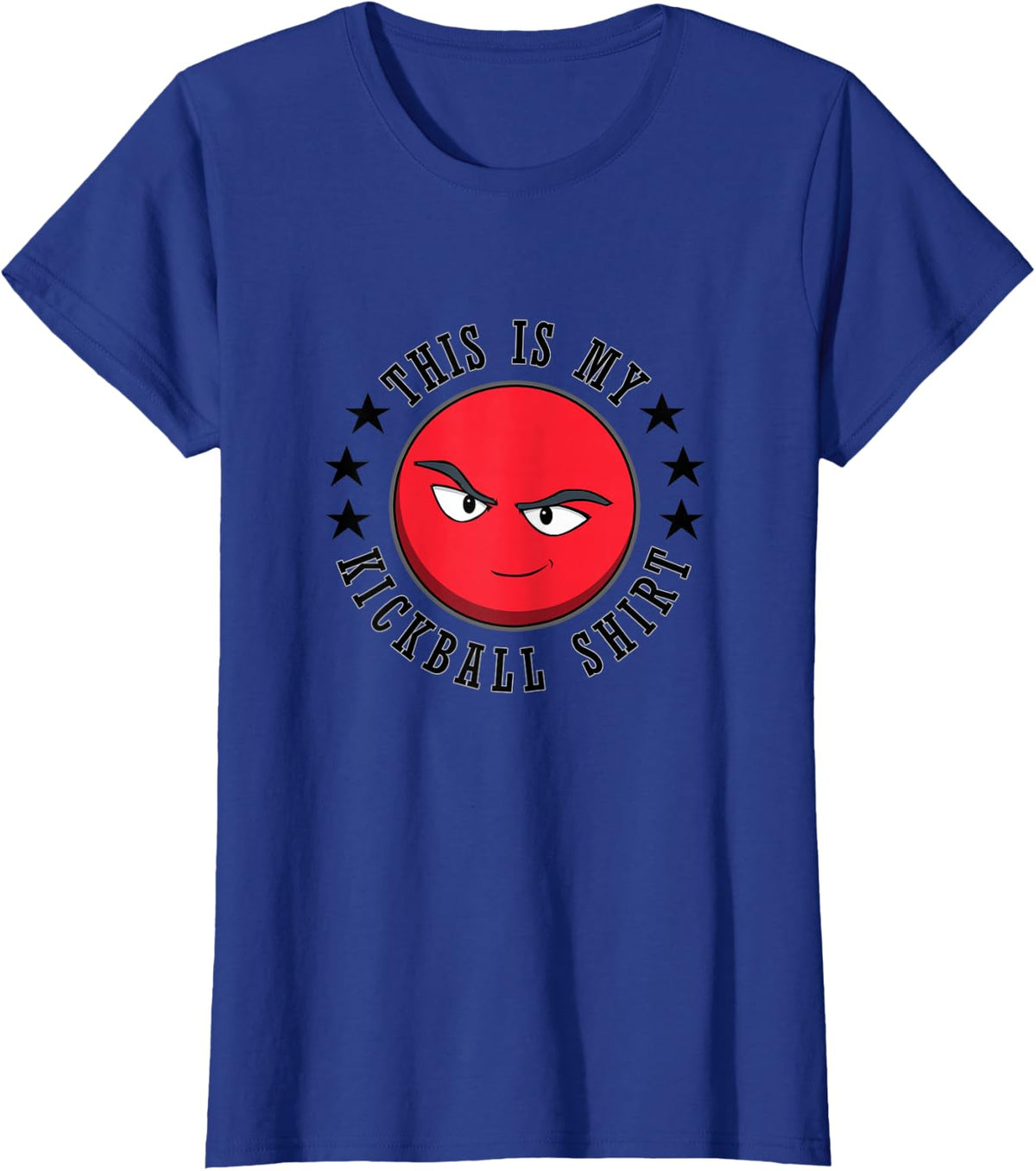 Kickball Fun Design for a Kickball Player T-Shirt - Royal Blue
