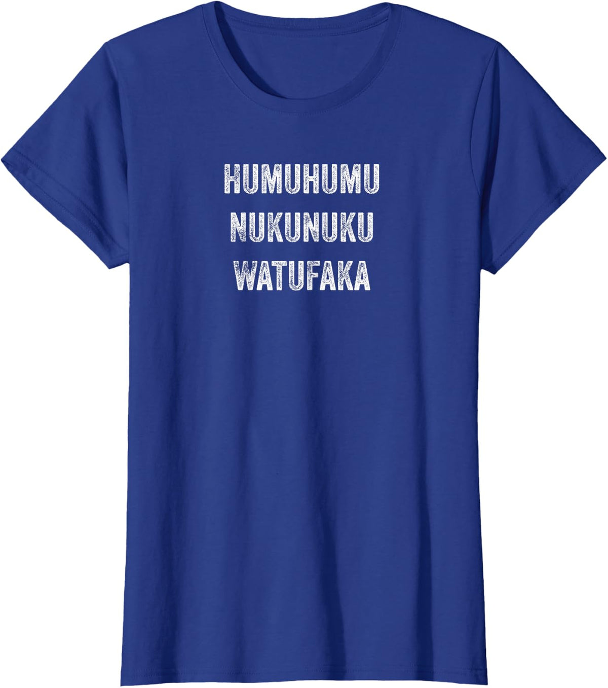 Humuhumu Nukunuku Watufaka T-Shirt - Royal Blue
