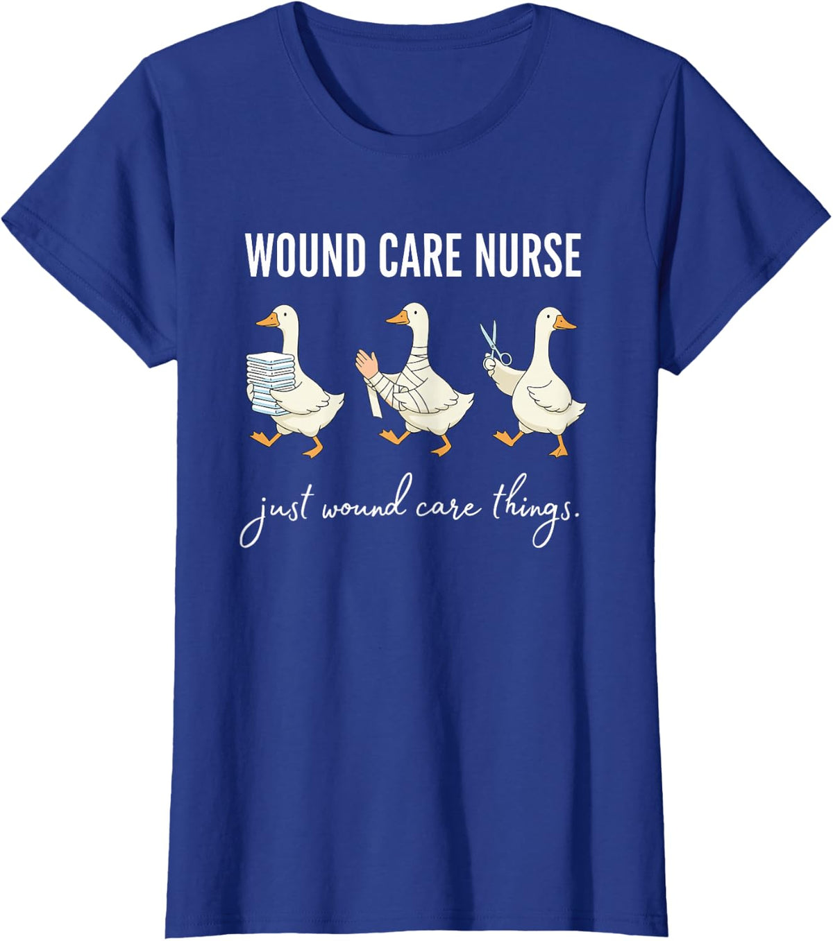 Funny Graphic T-Shirt - Royal Blue