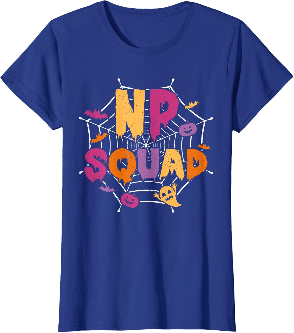 Halloween NP Squad Matching Nurse Practitioner T-Shirt - Royal Blue