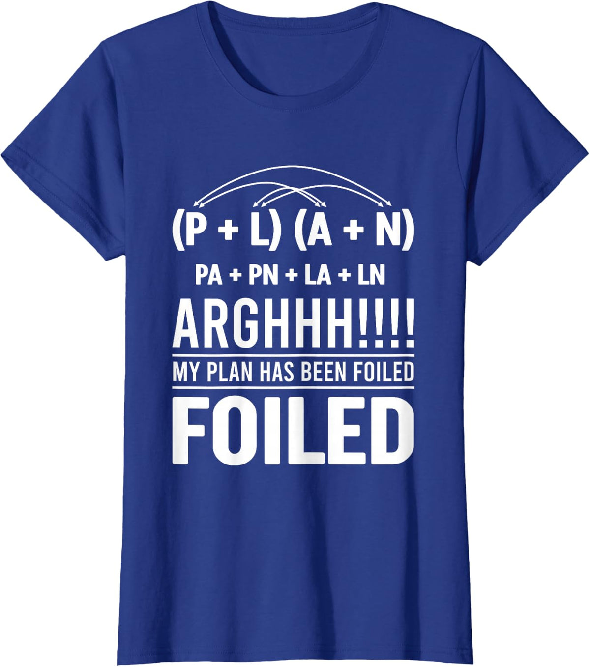 Algebra Mathematician Math Solver Algebraic Expression Math T-Shirt - Royal Blue