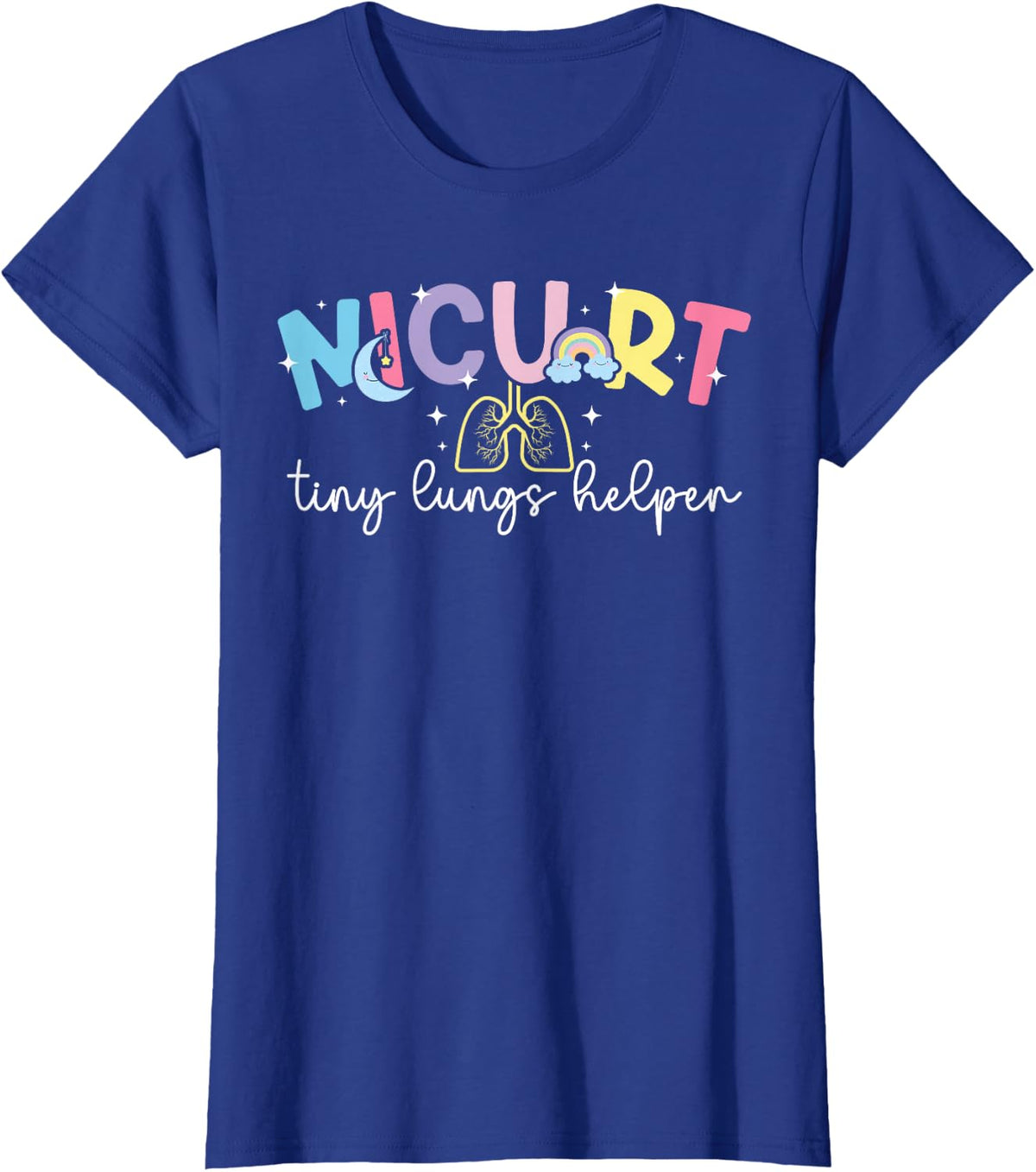 NICU RT Appreciation Pediatric RT Peds Respiratory Therapist T-Shirt - Royal Blue