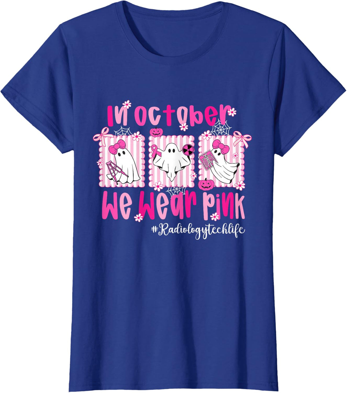 Breast Cancer T-Shirt - Royal Blue