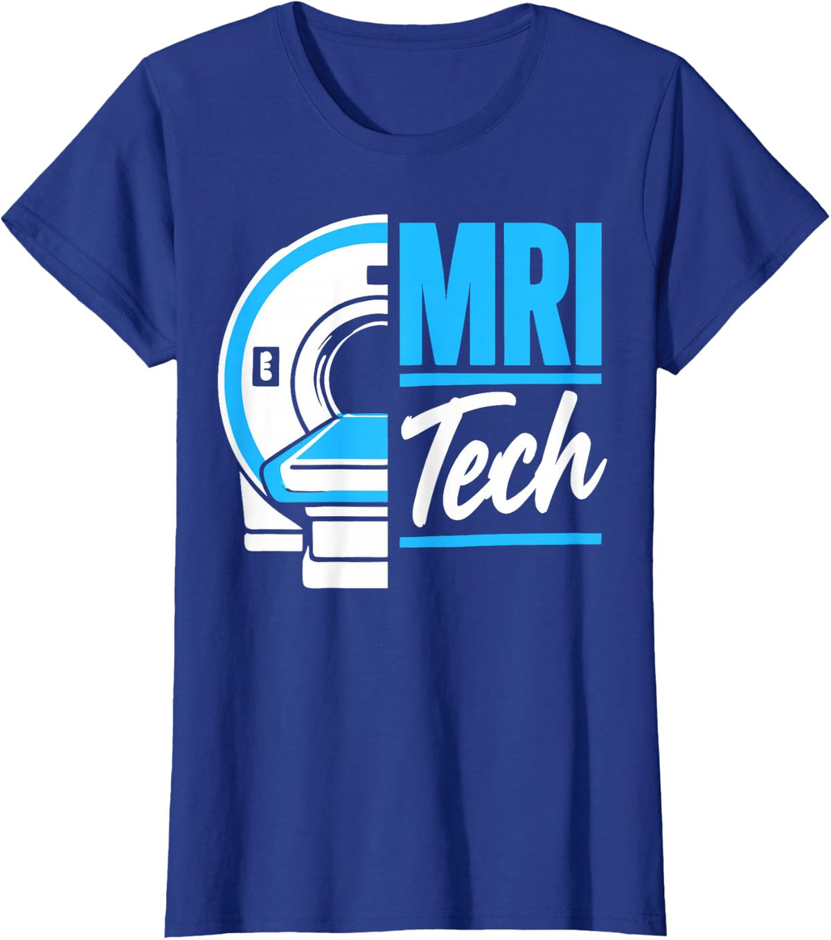 MRI Tech Radiology T-Shirt - Royal Blue
