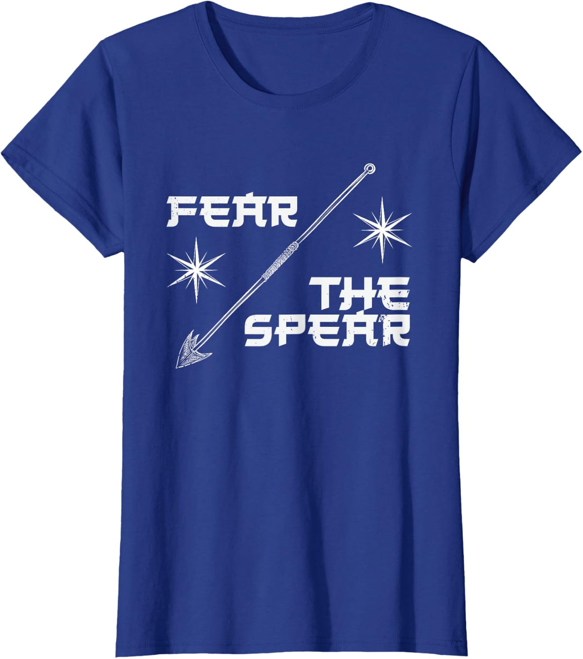 Fear The Spears Spearfishing Diver T-Shirt - Royal Blue