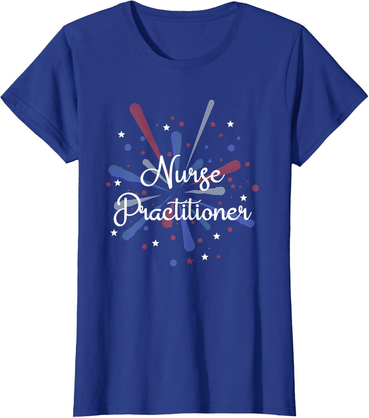 Nurse Practitioner Gifts Nurses Graduation Patriotic Love T-Shirt - Royal Blue