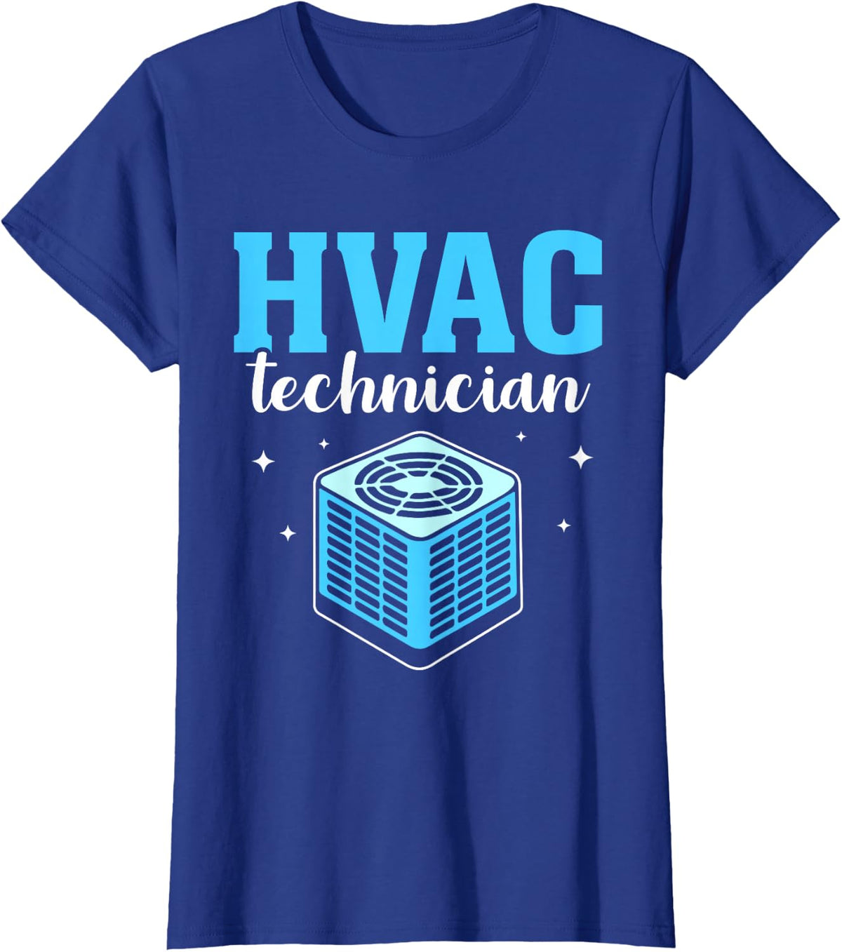 Hvac Technician Installer Tech Profession Hvac Tees T-Shirt For Men - Royal Blue