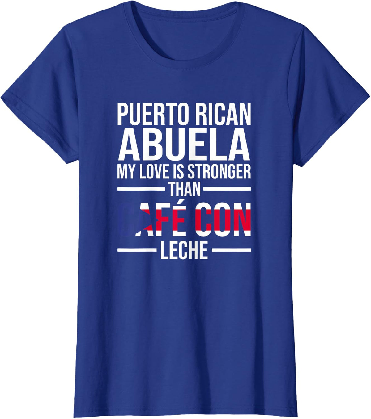Puerto Rican Abuela - Puerto Rican Flag Grandma Puerto Rico T-Shirt - Royal Blue