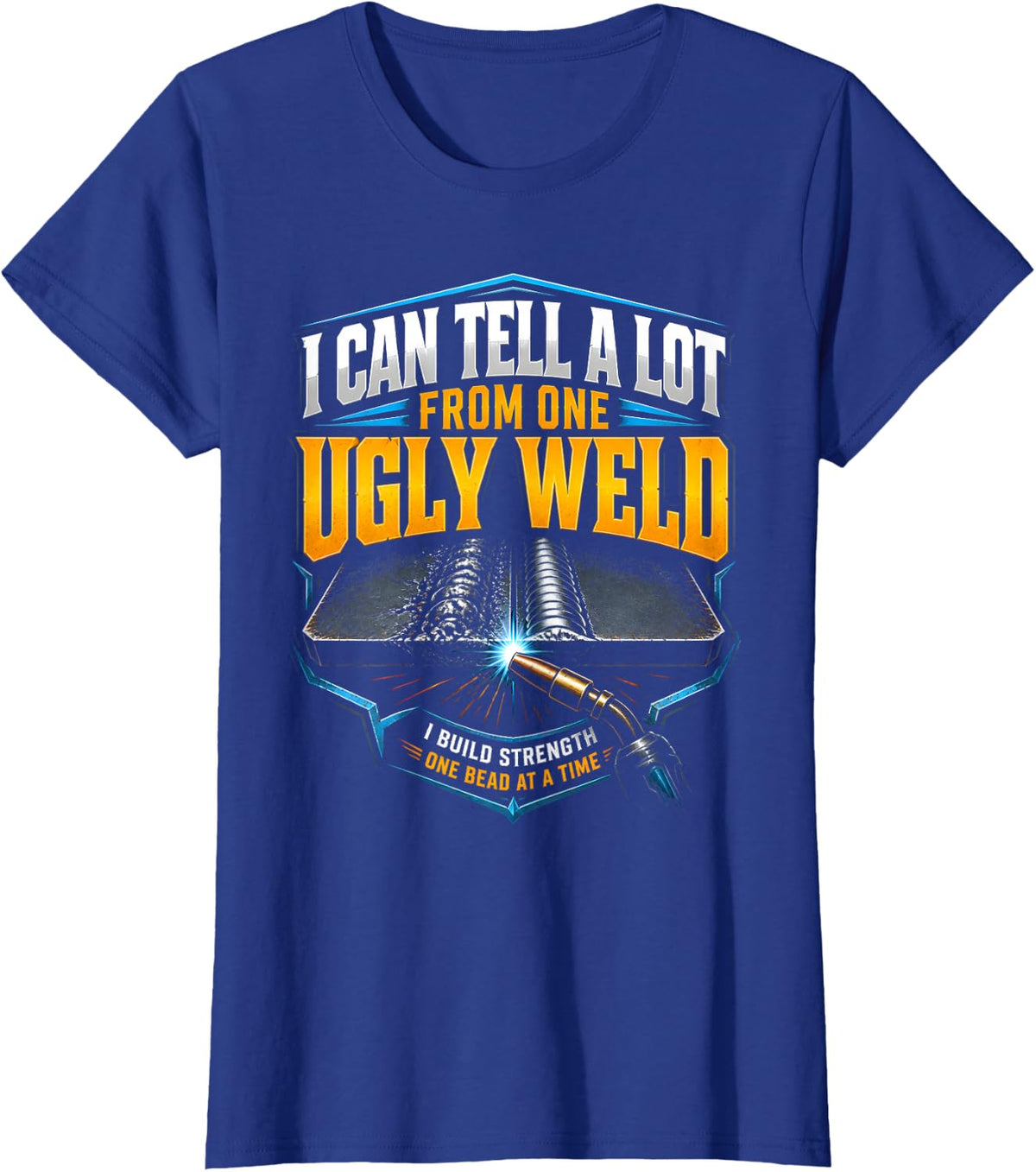 Welder Gifts for Men Welder T-Shirt - Royal Blue