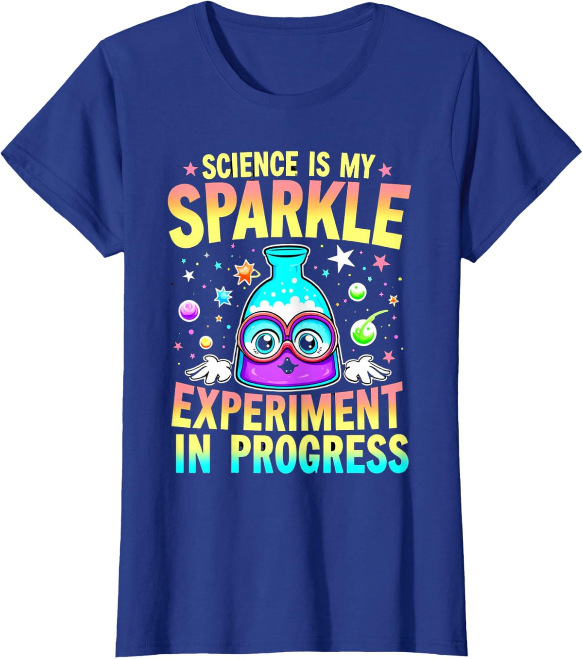 Science Chemistry Teacher Cute T-Shirt - Royal Blue
