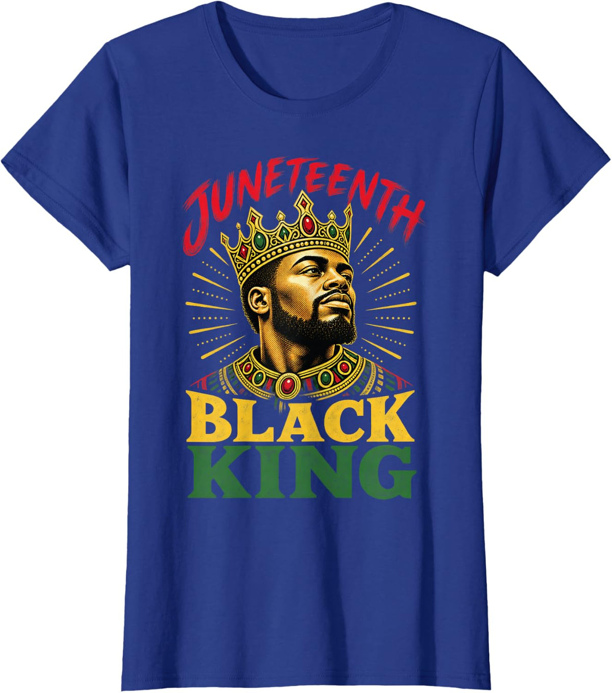 Portrait T-Shirt - Royal Blue