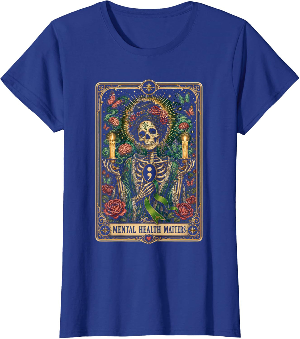 Mental Health Matters | End The Stigma T-Shirt - Royal Blue