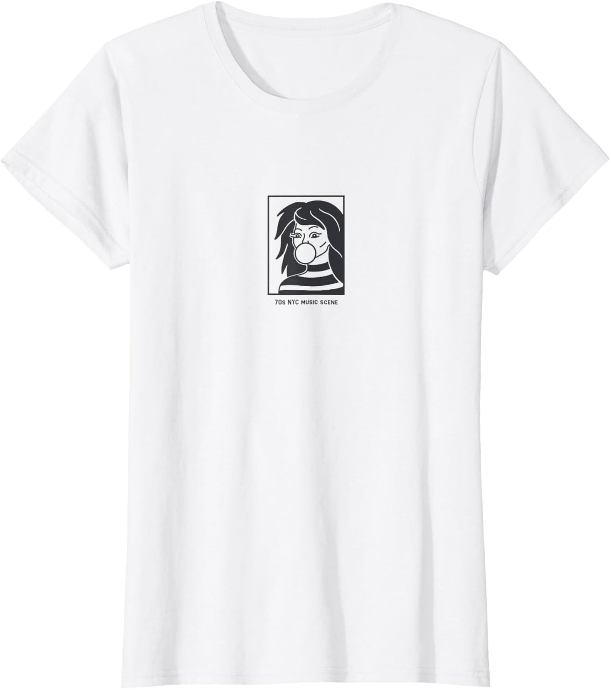 Minimalist art for music aficionado. Punk rock in the 70s T-Shirt - White