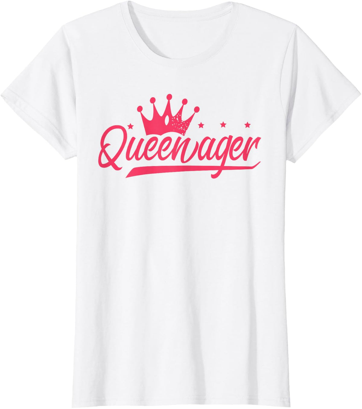 Queenager - Funny Grandma Grandmother T-Shirt - White