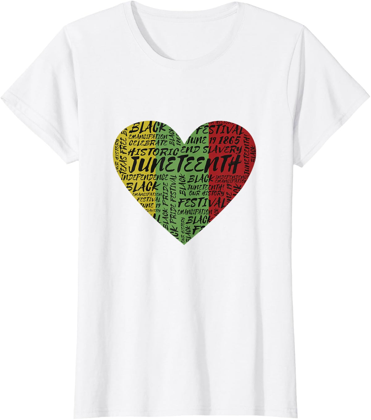 Juneteenth Celebrating Black Freedom 1865 - African American T-Shirt - White