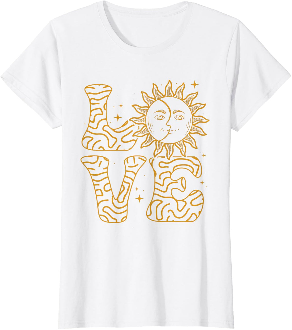 Astronomy Astronomer Sun Moon Love T-Shirt - White