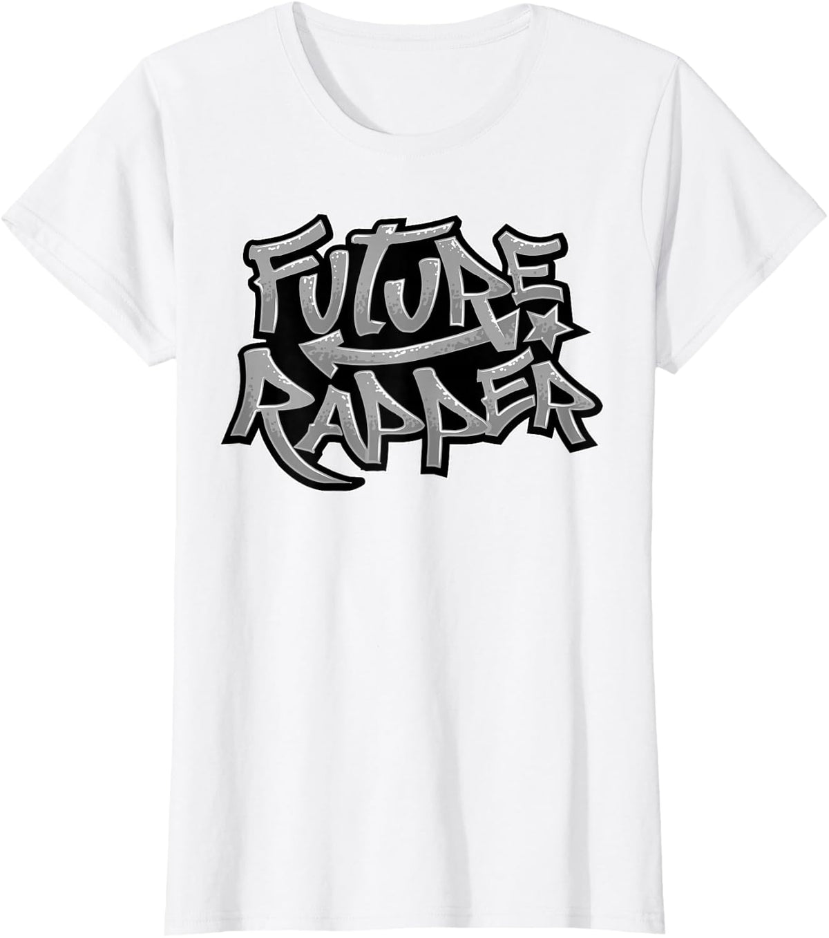 Cool Future Rapper Gift for Rap Lover Artist Kids Graduation T-Shirt - White