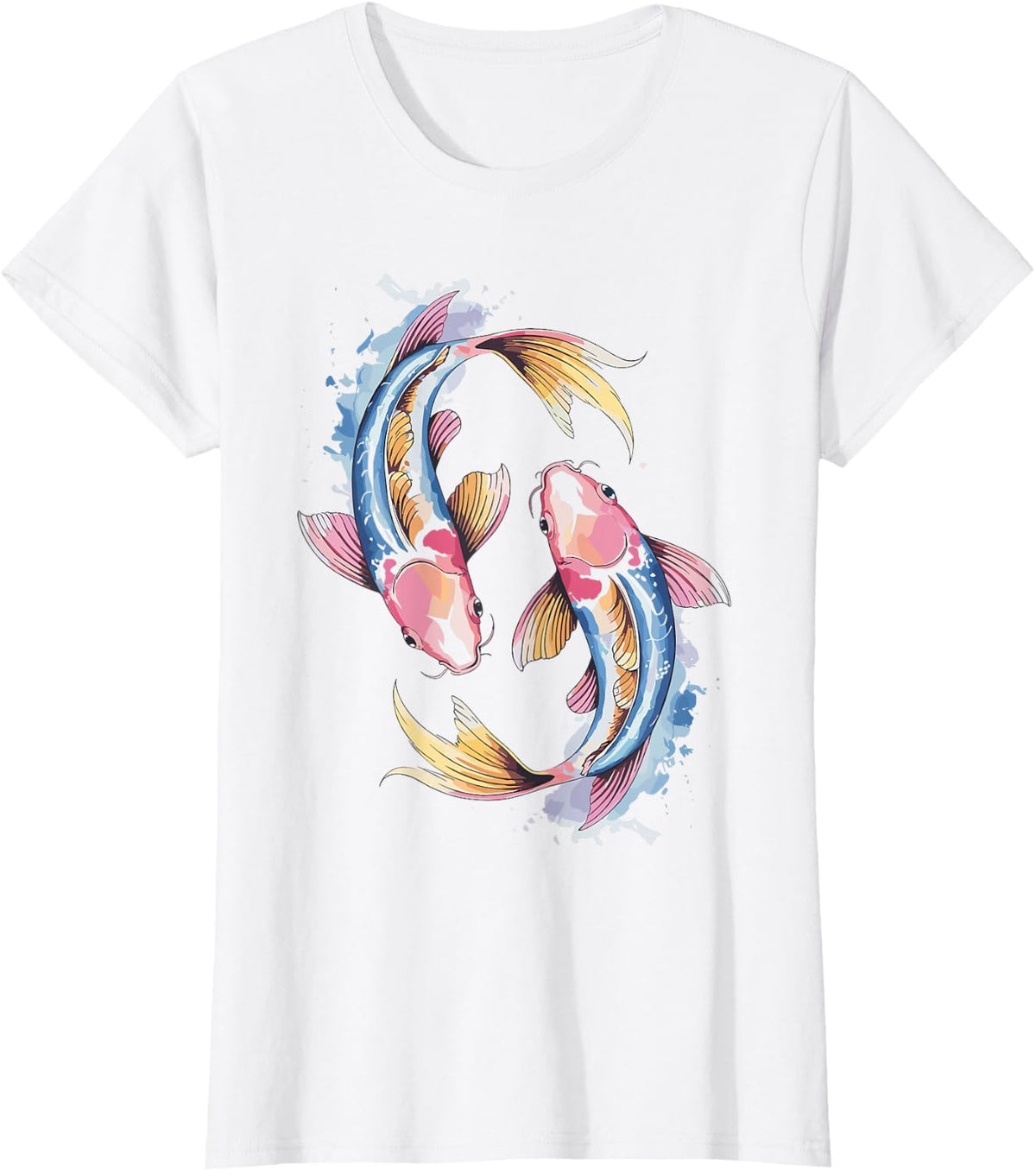 Koi Fish Lover Peaceful T-Shirt - White