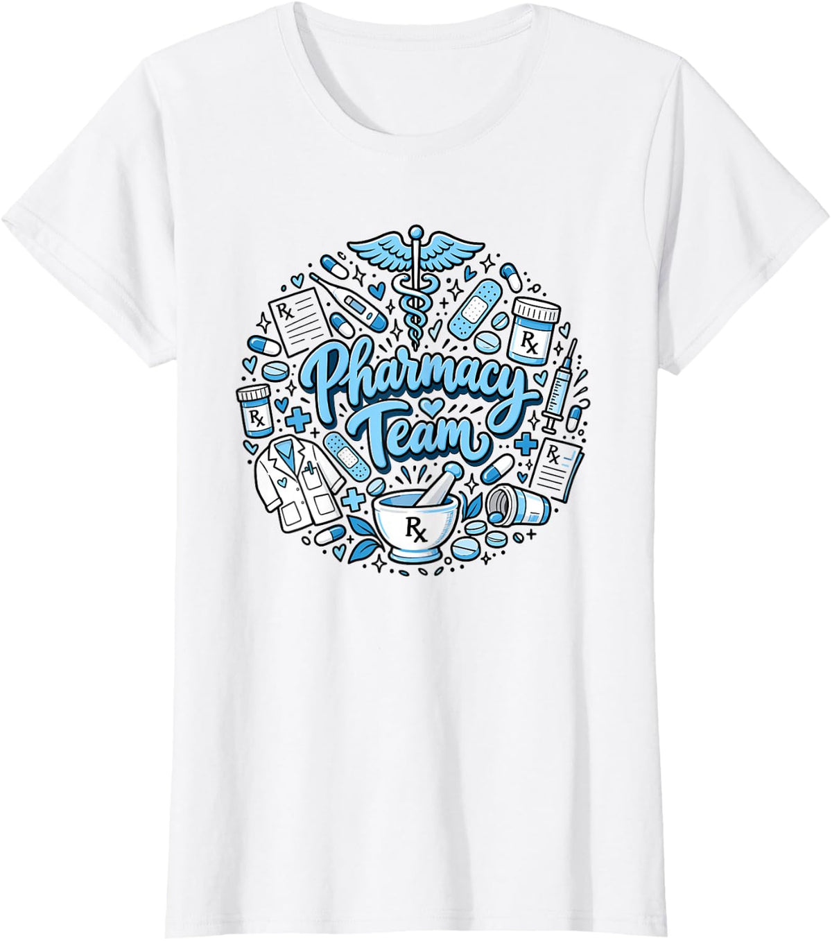 Pharmacist Crew Pharmacy Week Appreciation Pride T-Shirt - White