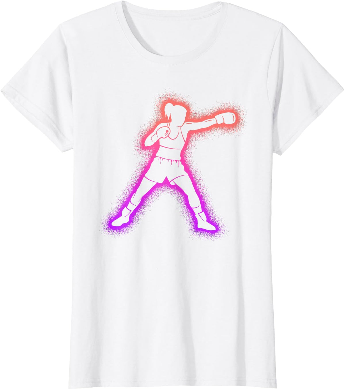 Boxing Athletes Women Kids Boxer Girls T-Shirt - White