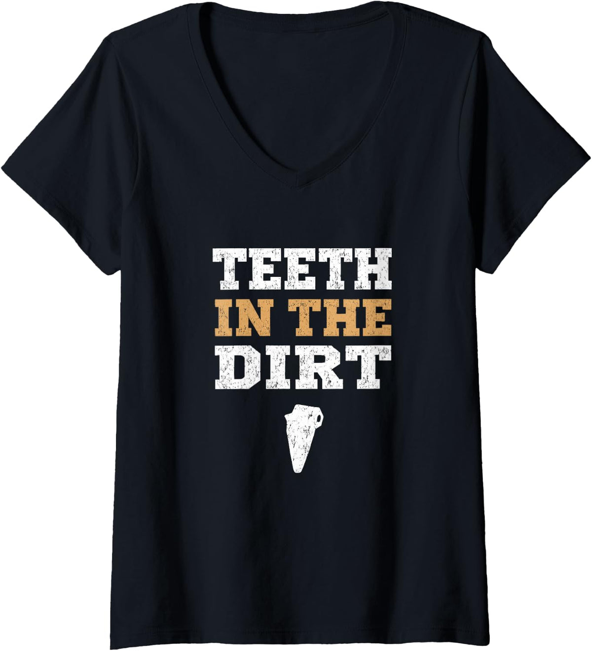 Women's Heavy Equipment Operator V-Neck T-Shirt - Black