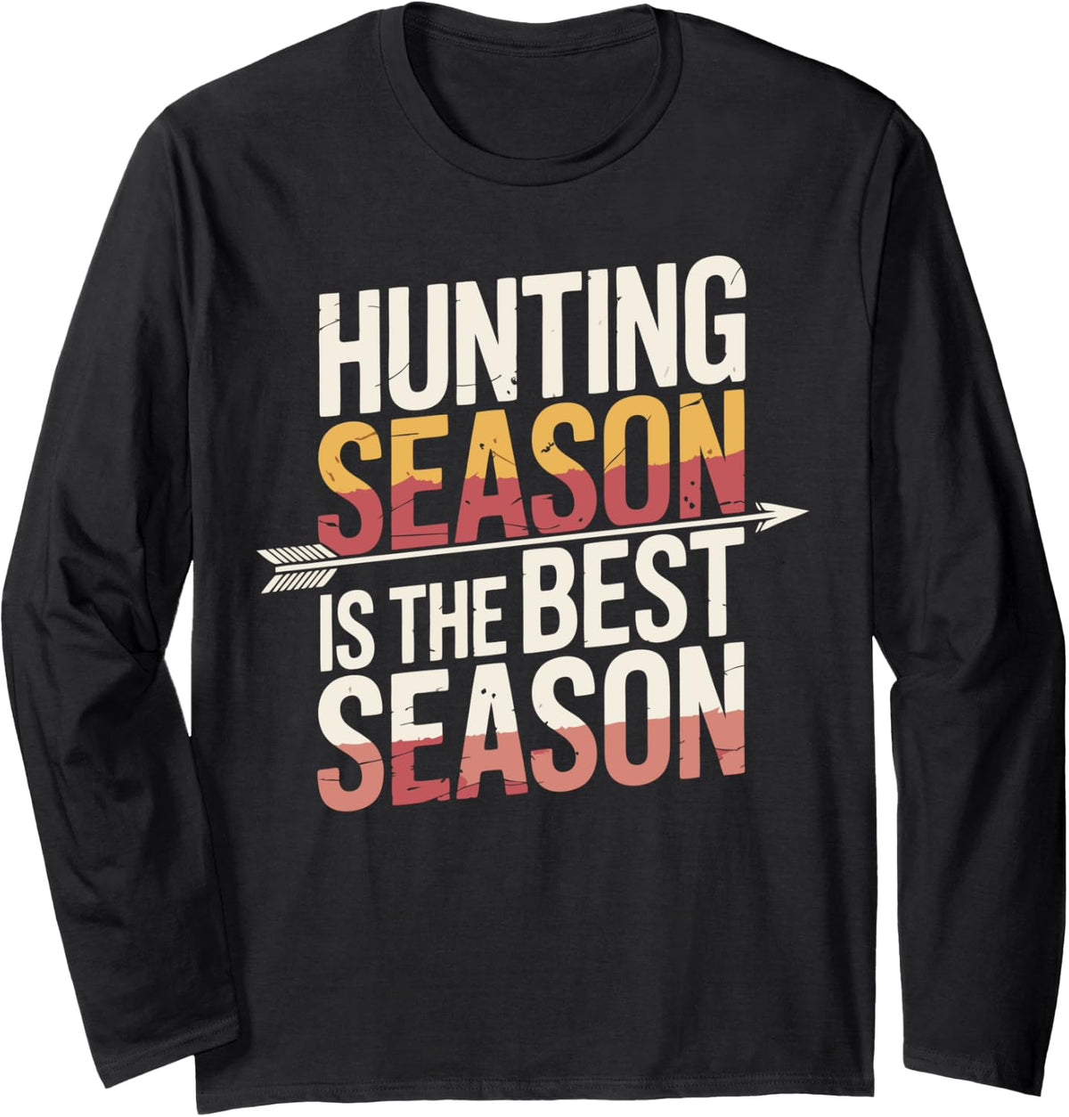 Bowhunting Bow Hunting Season Hunter Long Sleeve T-Shirt - Adult Unisex Black